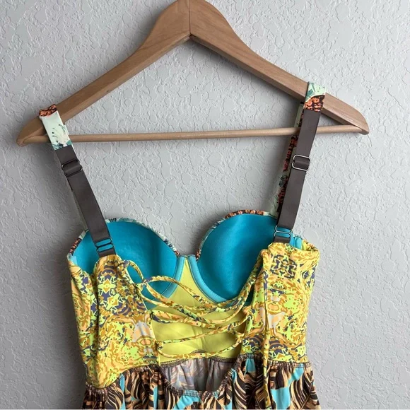 Maaji Lavender Lemonade Dress A Line Pleated Mini - Picture 8 of 12